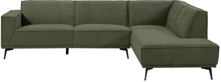 Tower Living 2,5-zits Hoekbank 'Leeds' Rechts, kleur Bottle Green