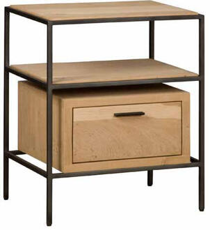 Tower Living Bijzettafel 'Pineto' Eiken, 70 x 55cm - 70 x 55 cm