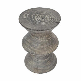 Tower Living Bijzettafel 'Vinci Due' Suarhout, 30cm, kleur Bruin - 30 cm