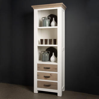 Tower Living Boekenkast 'Parma' kleur wit Wit (RAL 9010)