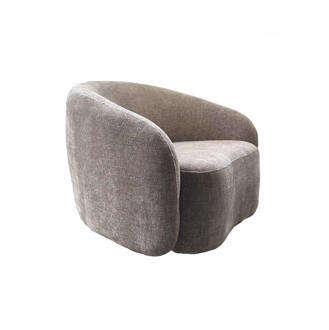 Tower Living Draaifauteuil 'Castro' Chenille, kleur Beige