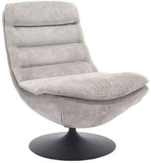 Tower Living Draaifauteuil 'Marano' Chenille, kleur Ice Grey Grijs