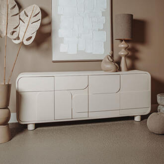 Tower Living Dressoir 'Alviano' 210cm, kleur Beige - 210 cm