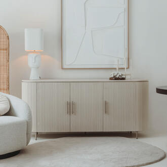 Tower Living Dressoir 'Corbetta' Minerale cement finish, 180cm - 180 cm