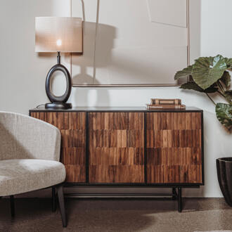 Tower Living Dressoir 'Dimaro' Sheesham- en mangohout, 130cm - 130 cm