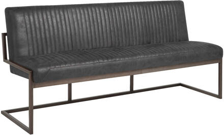 Tower Living Eetkamerbank 'Ferro' 135cm, kleur antraciet