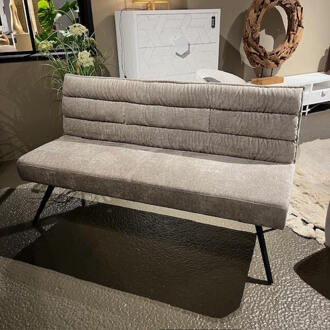 Tower Living Eetkamerbank 'Rosora' Chenille, 160cm, kleur Beige - 160 cm