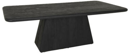 Tower Living Eettafel 'Asti' Mangohout, 240 x 120cm, kleur Zwart - 240 x 120 cm