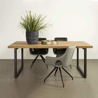 Tower Living Eettafel 'Lucca' Teak, 200 x 100cm - 200 x 100 cm