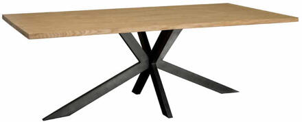 Tower Living Eettafel 'Luna' Eiken, 240 x 100cm - 240 x 100 cm