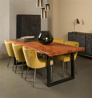 Tower Living Eettafel 'Nicosia' Boomstam, 200 x 100cm