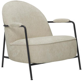 Tower Living Fauteuil 'Amelia' Chenille, kleur Pearl