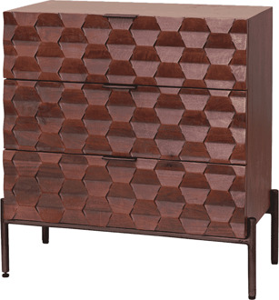 Tower Living Ladekast 'Paola' Mangohout, 80 x 75cm - 80 cm