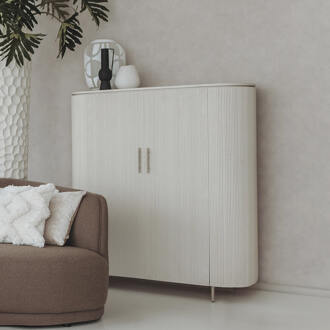 Tower Living Opbergkast 'Corbetta' Minerale cement finish, 145 x 135cm - 145 x 135 cm