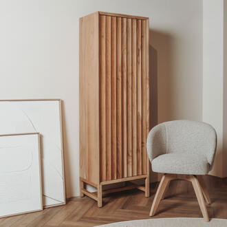 Tower Living Opbergkast 'Crotone' Linksdraaiend, Acaciahout, 180 x 55cm