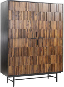 Tower Living Opbergkast 'Dimaro' Sheesham- en mangohout, 160 x 120cm - 160 cm