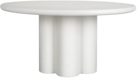Tower Living Ronde Eettafel 'Melzo' 150cm, kleur Wit - 150 cm