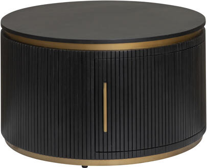 Tower Living Ronde Salontafel 'Rivello' Mangohout, 80cm - 80 cm