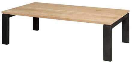 Tower Living Salontafel 'Lido' Eiken en metaal, 135 x 70cm Naturel