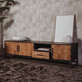 Tower Living TV-meubel 'Felino' Teakhout, 200cm - 200 cm