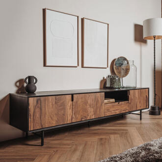 Tower Living TV-meubel 'Taviano' Sheesham- en mangohout, 200cm - 200 cm