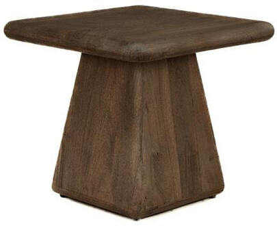 Tower Living Vierkante Bijzettafel 'Asti' Mangohout, 60 x 60cm, kleur Bruin - 60 x 60 cm