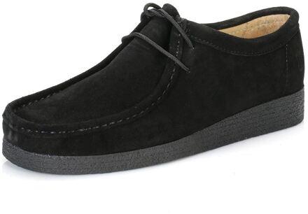 TOWER Londen Apache zwart suède schoenen - EU 43 / UK 9