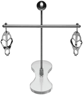 Tower of Pain - Tepelknijpers - Zilver - Tower of Pain - Tepelknijpers - Zilver