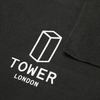 Tower Schoenpoetsdoek - Één maat (Zwart) - maat