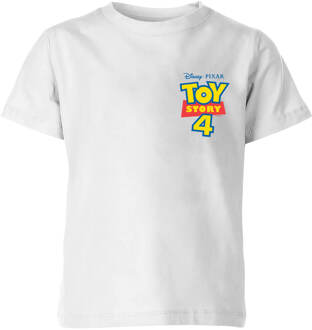 Toy Story 4 Pocket Logo Kids' T-Shirt - White - 98/104 (3-4 jaar) - Wit - XS