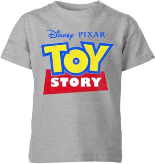 Toy Story Logo Kinder T-shirt - Grijs - 122/128 (7-8 jaar) - Grijs - M