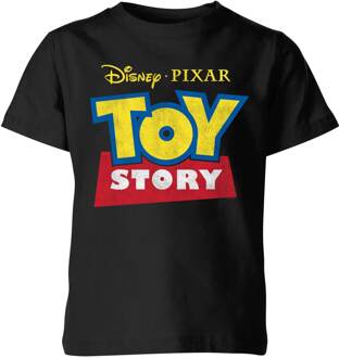 Toy Story Logo Kinder T-shirt - Zwart - 110/116 (5-6 jaar) - Zwart