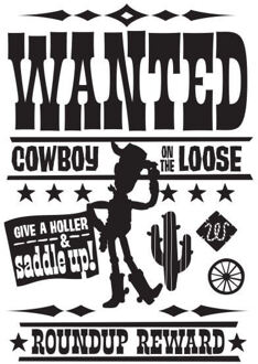 Toy Story Wanted Poster Dames T-shirt - Wit - L - Wit