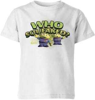 Toy Story Who Squeaked Kinder T-shirt - Wit - 110/116 (5-6 jaar) - Wit