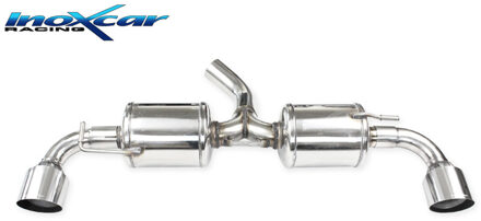 Toyota 100% RVS Dubbele Sportuitlaat passend voor Toyota GR Yaris1.6 (261pk) 2020- IXTOYA0610RA