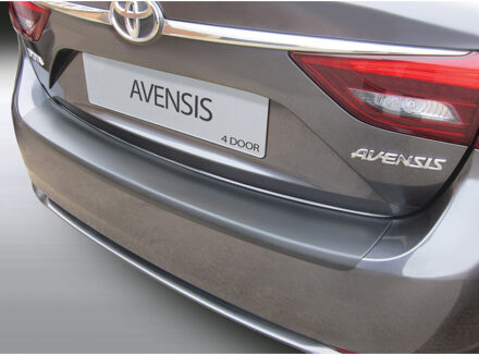 Toyota ABS Achterbumper beschermlijst passend voor Toyota Avensis 4-deurs 6/2015- Zwart