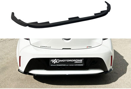 Toyota Achterbumperskirt (Diffuser) passend voor Toyota Corolla Hatchback (E21) 2019- (ABS Glanzend zwart) DXRTO05