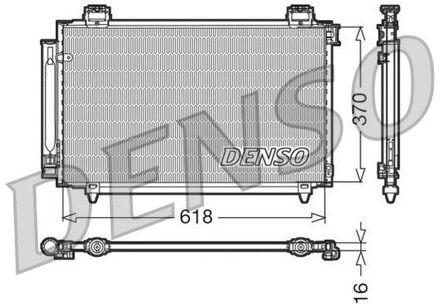 Toyota Airco condensor DCN50016