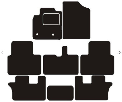 Toyota Automatten passend voor toyota avensis verso 2001 - 2009 MSN1365919