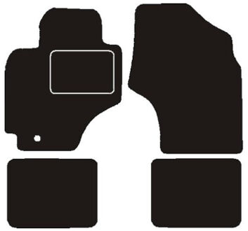 Toyota Automatten passend voor Toyota Rav4 3 deurs 2003 - 2006 MSN1365956