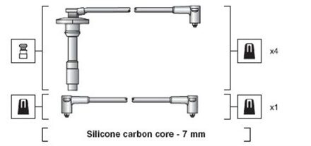 Toyota Bougiekabelset MSK1264