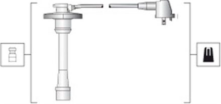 Toyota Bougiekabelset MSK1274