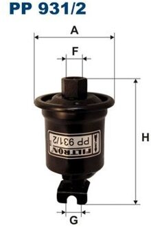 Toyota Brandstoffilter PP9312