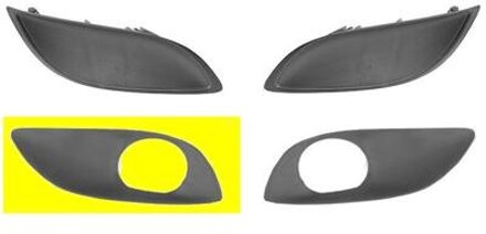 Toyota BUMPERGRILL ONDER RECHTS met MISTLICHTGAT 5436594