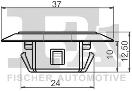 Toyota Clip, sier- /beschermingslijst 77100055