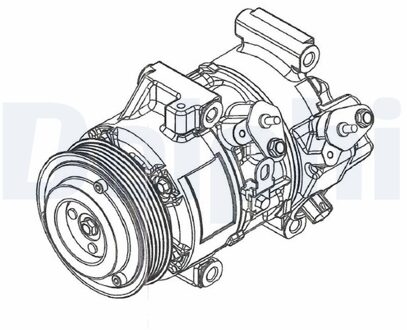 Toyota Compressor, airconditioning CS20495