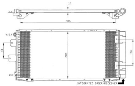 Toyota Condensator, airconditioning 940421