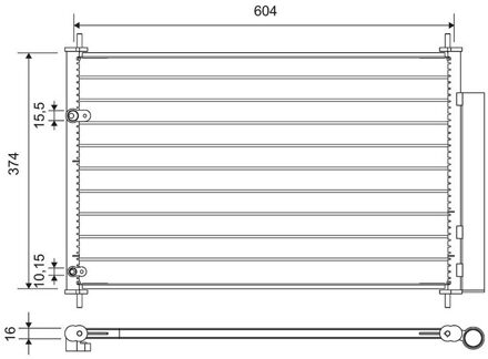 Toyota Condensor, airconditioning 812654