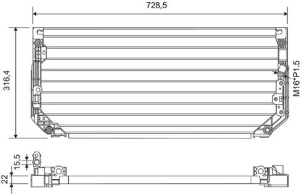 Toyota Condensor, airconditioning 812697