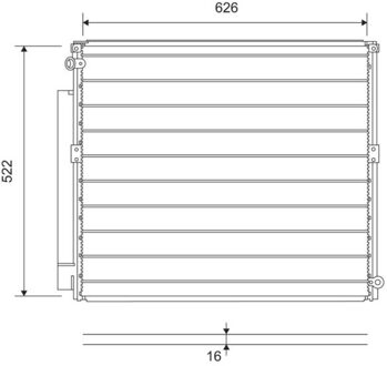 Toyota Condensor, airconditioning 814203